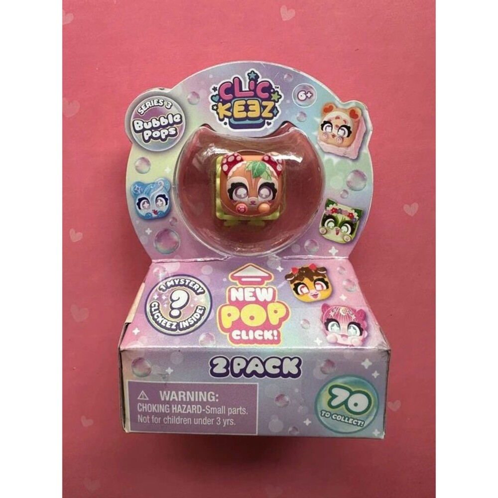 Clickeez 2-Pack Bubble Pops - Pop Click Keys Mystery